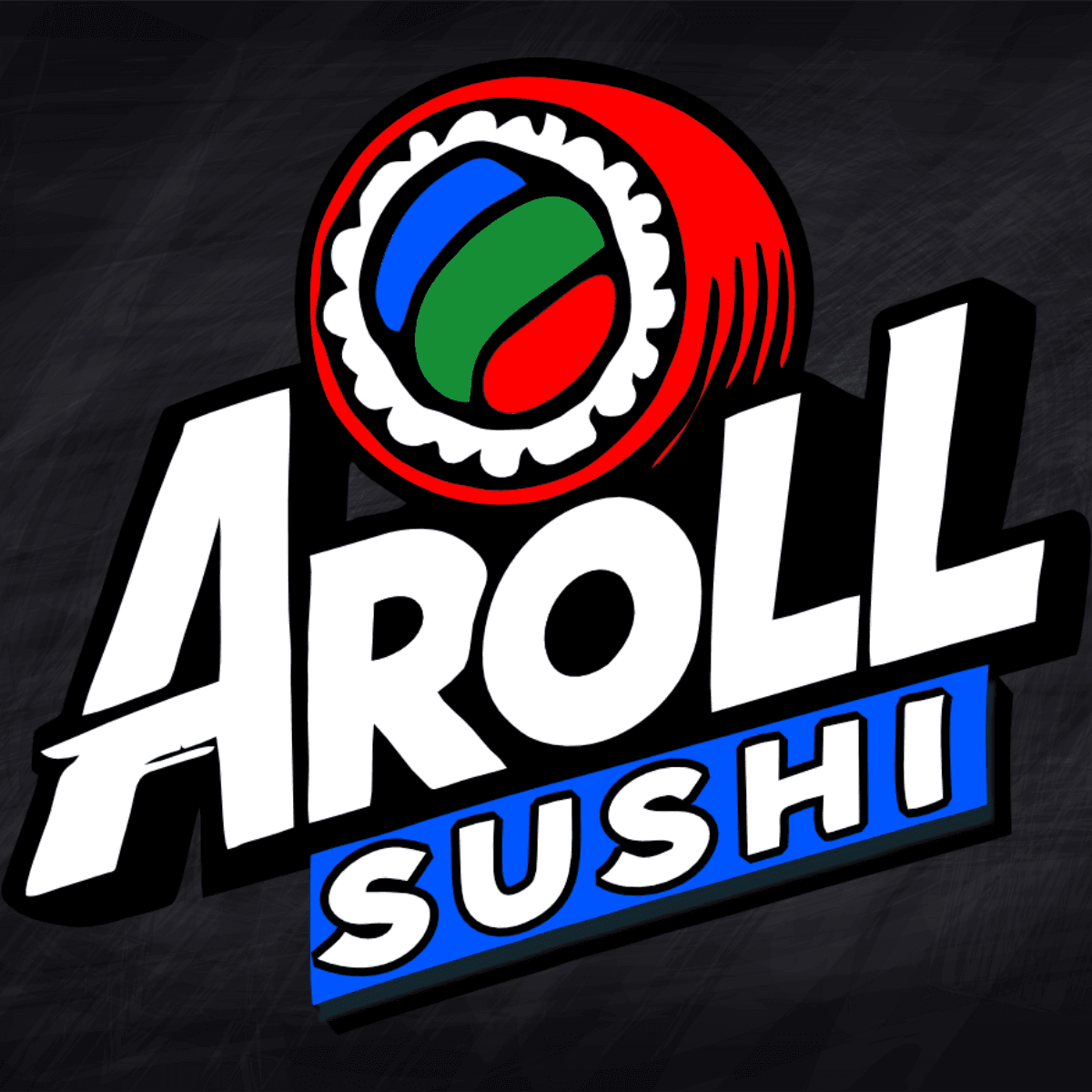Charola de sushi culichi preparada con el sistema AROLL