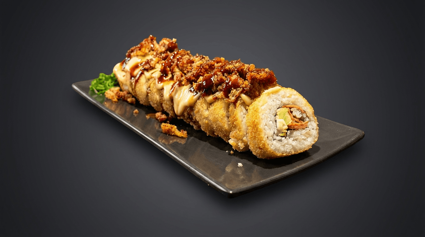 Rollo culichi con salsa intensa